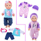 10 Sets Doll Clothes Accessories Play Set Include Rompers Outfits For 14-16 Inch Dolls And 43Cm/17 Inch New Baby Dolls (No Doll)