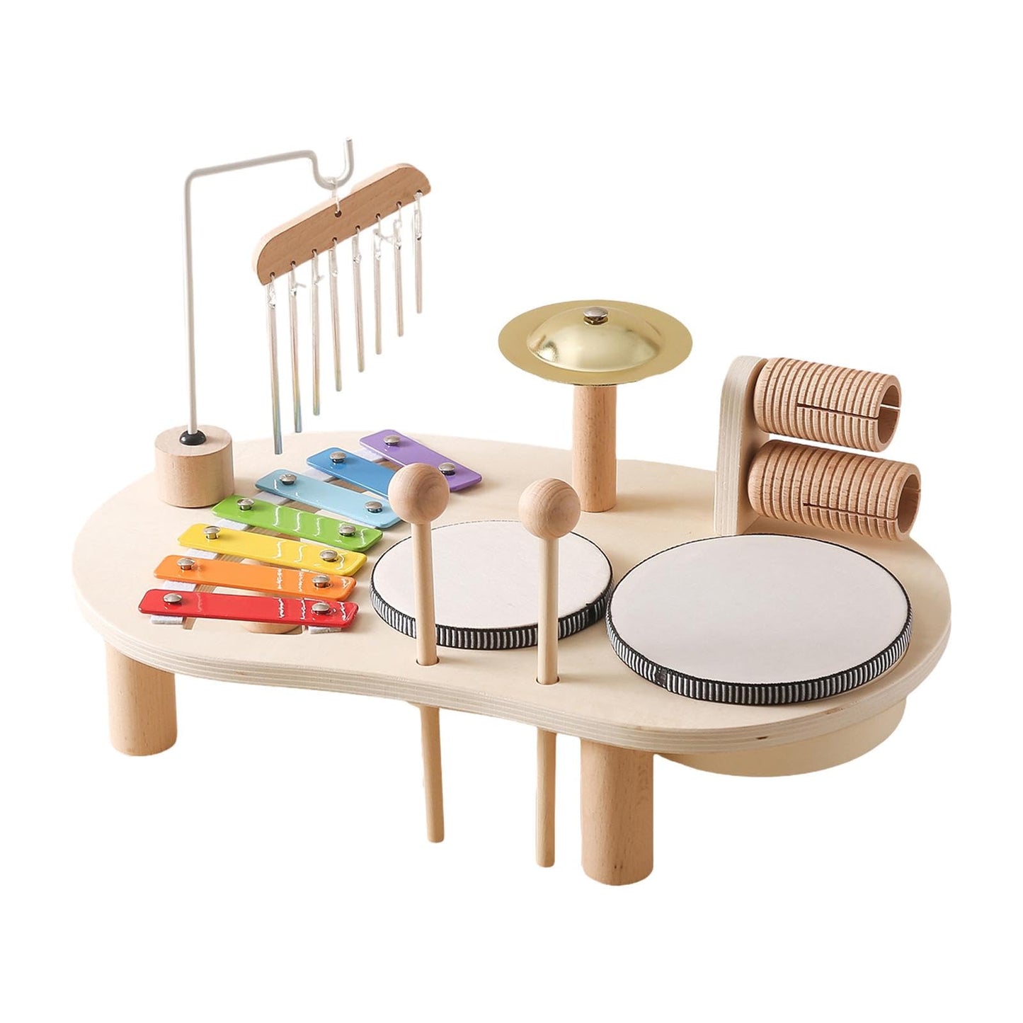 Elbme Drum Set Learning Toy For Boy Girl Children Ages 3 4 5 6 Years Old