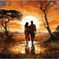 Tulip N Turtle Together Diy Acrylic Paint By Number Kit For Adults Beginner Canvas Painting By Number Acrylic Painting. Wall De