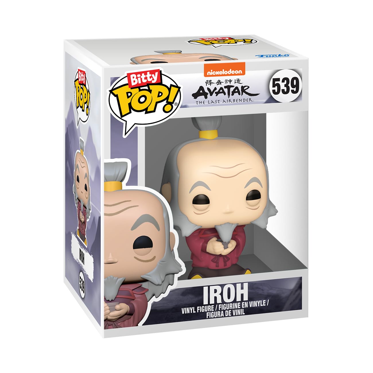 Funko Bitty Pop!: Avatar: The Last Airbender Mini Collectible Toys 4-Pack - Iroh, Admiral Zhao, Firelord Ozai & Mystery Chase Fi