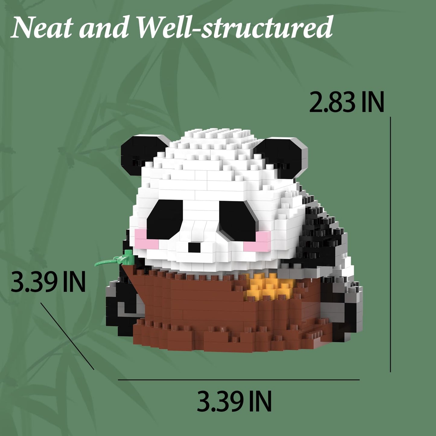Mjddja Mini Building Blocks, Party Favors- Micro Blocks Panda Toy For Kids 13 14 15 16+, Mini Blocks Building Sets For Adults, E