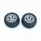 KingVal Replacement 2PCS Left + 2PCS Right Tire Tyre Wheel RC Parts Compatible with WLtoys A979 A979-B A979-A RC Car