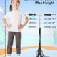 Anhao Electric Scooter For Kids Ages 6-12 (Mainly 6-10),Electric Scooter With Adjustable Height, Flash Wheel, Suitable For Weigh