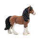 Papo 51571- Figure - Clydesdale Horse, Multicolor