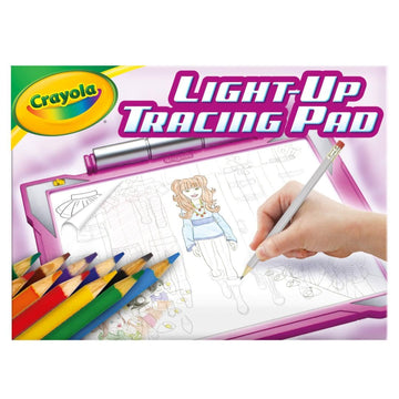 Crayola Light Up Tracing Pad - Pink, Writing & Drawing Art Kit For Kids, Kids Toys & Games, Tracing Light Box, Easter Gifts For Girls & Boys, 6+ [Amazon Exclusive]