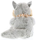 DolliBu I Love You Valentine Plush Sitting Wolf - Cute Stuffed Animal with Red Heart and Name Personalization Gift for Valentines Day  Birthday  Anniversary  Romantic Date - 9 Inches