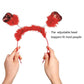 PMU Valentines Day Red Sequin Heart Head Boppers Headband Holiday Party Costume Accessories and Photo Props (1/Pkg) Pkg/1
