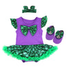HOIZOSG Baby Girls Mermaid Princess Costume Halloween Christmas Party Outfits Birthday Romper Tutu Dress w/Headband Shoes S
