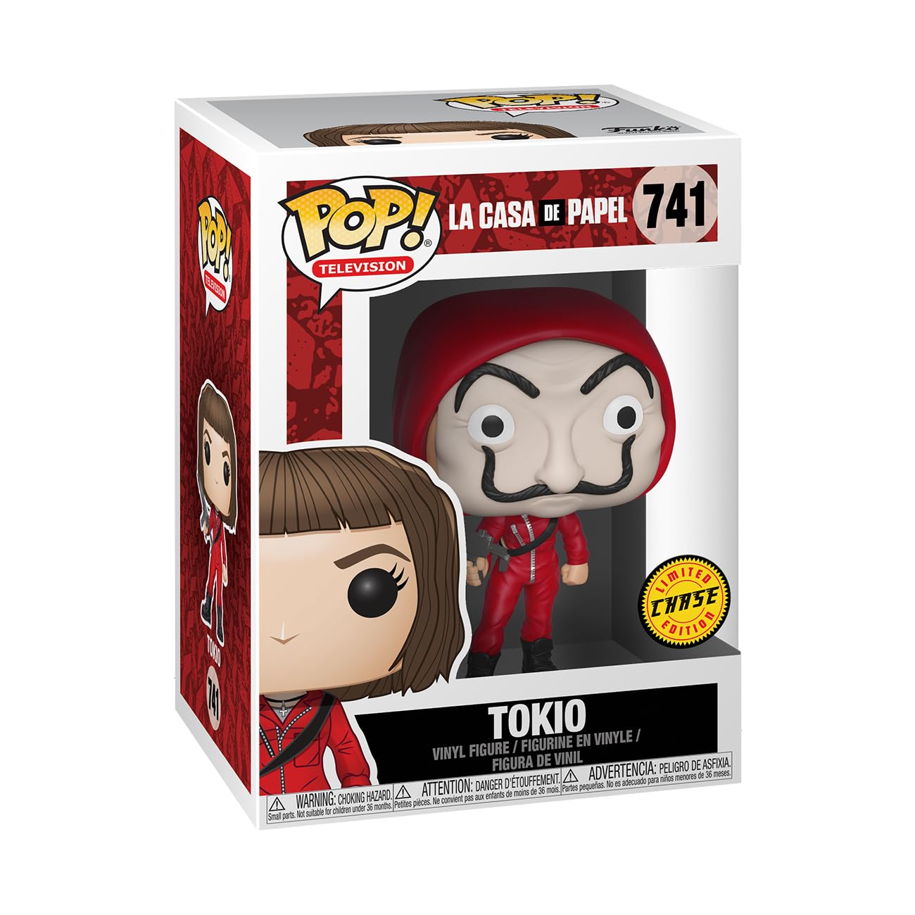 Funko POP! Television Money Heist - Tokiow Figure, Multicolor, One Size, Model 34488, Collectible Vinyl Toy