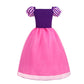 Isswya Girls Princess Costume Princess Dress Up Clothes For Kids Birthday Halloween Cosplay Party Outfits 4-5T