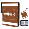Fome 9-Pocket Football Trading Card Binder, Fits 900 Cards, 3 Rings Expandable, Archival-Safe, Waterproof, Dust-Proof, Transparent Pocket Pages For Display