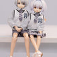 Ymy Ob22 Ob24 Doll Clothes Shirt Tie Waistcoat Dress Girls Uniform Set Bjd Doll Body Clothes Blythe (Blue)