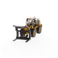 Diecast Masters CAT Caterpillar 972M Wheel Loader with Log Fork and Operator High Line Series 1/87 (HO) Scale Diecast Model 8595