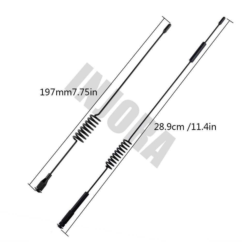 INJORA RC Antennas 2pcs RC Car Parts RC Decoration for 1:10 RC Crawler Axial SCX10 90046 TRX4 D90 D110 Tamiya CC01