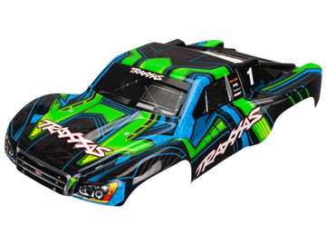 Traxxas TRA6844X Body, Slash 4X4, Green and Blue (Painted, Decals Applied)