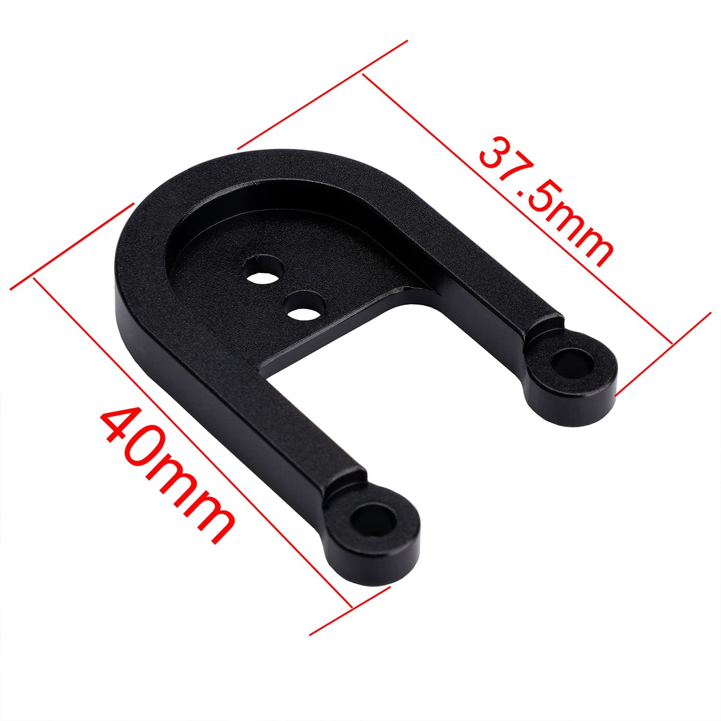 2Pcs Aluminum Front/Rear Shock Tower Hoops Bracket Mount For 1/10 Rc Car Rc4Wd Gelande Ii Chassis (Rear Shock Hoops)