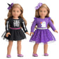 Sweet Dolly Doll Clothes Set, Doll Shoes &Accesories Included, 18 Inches Doll Halloween Costume Party Dress For American 18 Inch Doll