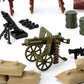 Feleph WW2 US Military Toy Weapons Set, Model T176, Small ABS Gear for Soldier Figures, Compatible with Major Brands