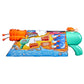 Nerf Super Soaker Hydro Frenzy Water Blaster, Wild 3-In-1 Soaking Fun, Adjustable Nozzle, 2 Water-Launching Tubes, For Kids Teens Adults