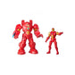 Avengers Marvel Mech Strike 8-Inch Super Hero Action Figure Toy Ultimate Mech Suit Iron Man, For Kids Ages 4 And Up , Black