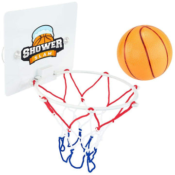 Hoopla Toys Shower Slam Basketball Game Set Funny Bathroom Sports Bath Toy For Kids