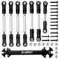 Globact Adjustable Turnbuckles/Camber Link With Rod Ends Sets/Wrench For Rc 1/10 Slash 4X4/2Wd Replace Parts 7-Pack