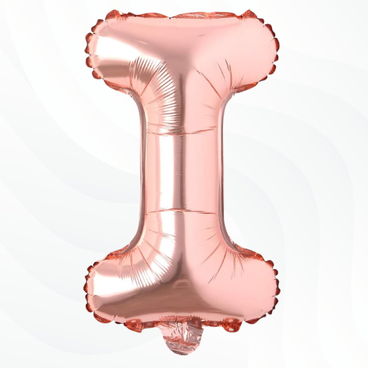 Flyloons Rose Gold I Letter Foil Balloon Alphabets Balloons Perfect for Birthday Decoration Items, Anniversary, Bachelorette, We