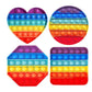 Money Maya Pop It Fidget Toy Pack Of 4 For Kids & Adults, Silicone Sensory Push Bubble Stress Relief Squeeze Toy, Random Color S