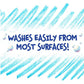 Crayola 523280 Ultra-Clean Washable Crayons, Large, 8 Colors/Box