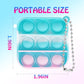 100 Pcs Mini Pop Fidget Toys Pack Party Favors, Easter Silicone Squeeze Pop Bubble Fidget Bulk Sensory Toys, Pop Keychain Bubble