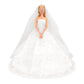Barwa Wedding Dress With Veil White Princess Evening Party Clothes Wears Dress Outfit Set For 11.5 Inch Doll