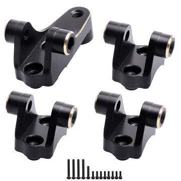 Hobbypark Brass Link Mounts Panhard Mount Suspension Links Axle Mounting Kit for TRX4 Upgrades Replacement of 8227, Front and Re