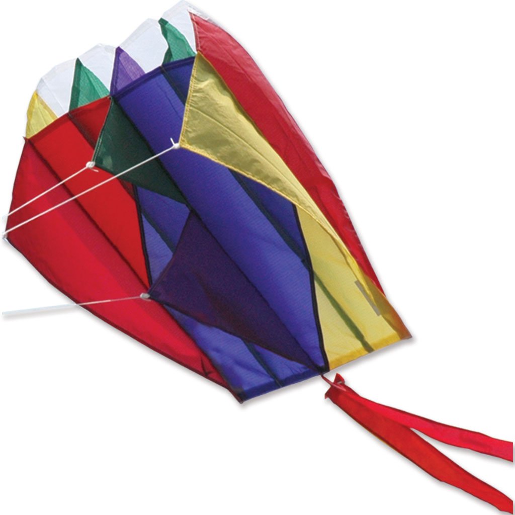 Parafoil 2 Rainbow Kite (13 x 21) with 500 of 50lb Test Line