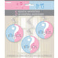 Unique, Gender Reveal Hanging Decorations, 26 Inches, Party Supplies - Pack of 3