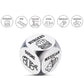 Valentines Gifts for Boyfriend Anniversary Steel Gift for Couples Food Date Night Decision Dice for Boyfriend Girlfriend Him Her
