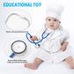 Erdogly Kids Doctor Costume, Toddler Doctor Costume Set With Lab Coat For Kids, Stethoscope, Career Day Costumes For Boys Girls