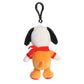 Aurora Timeless Peanuts Astronaut Snoopy Clip-On Stuffed Animal - Classic Characters - Lasting Memories - Orange 5 Inches