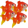 Jet Creations Inflatable Aquatic Animal Goldfish, Pack Of 4, 20 Inches Long Toys For Kids 3 Year And Up, Decoration With Hanger