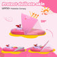 Laycol Baby Pool Float With Upf50+ Sun Protection Canopy & Toy Play Console