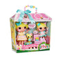 Lalaloopsy Doll Set - Candle & Wishes Slice O' Cake - Large & Little Dolls With Yellow Hair & Hat - With Pet Pug & Cupcake Pig -