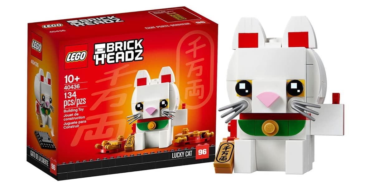 Brickheadz Lucky Cat 40436 134 Pcs