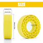 INJORA Silicone Rubber Inserts for 62-64mm*24mm 1.0'' Tires(Large Yellow)