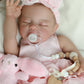 Wooroy Realistic Reborn Baby Dolls August - 20 Inch Lifelike Newborn Sleeping Girl Handmade Real Life Baby Dolls Reborn Toddler With Soft Weighted Cloth Body Gift Toy For Age 3+