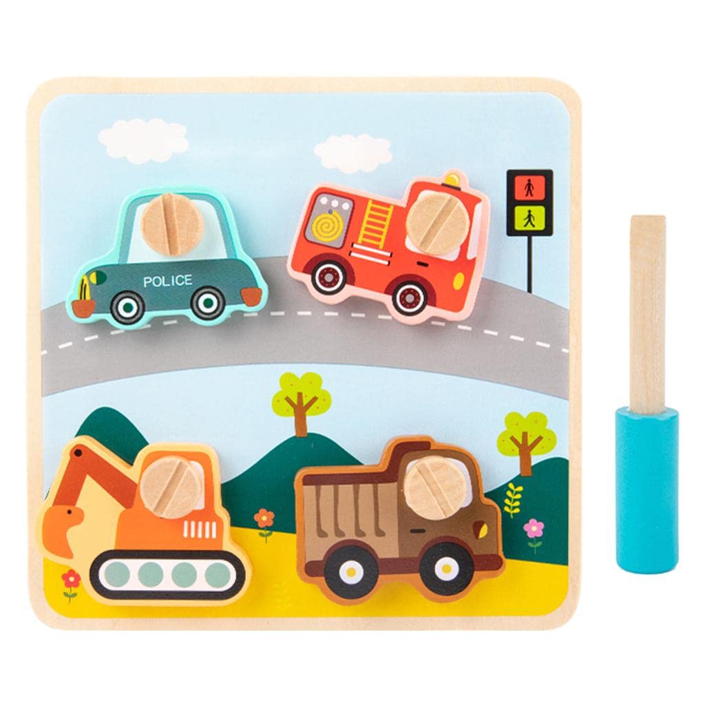 Jazzy Pearls Wooden Puzzle Montessori Toy Early Learning Educational Toys Transportation|Toys & Hobbies | Educational|1Set Match