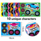 20 Pcs Monster Truck Make Your Own Stickers With 10 Designs Truck Party Favors For Monster Truck-Themed Birthday Party Decoratio