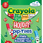 Createon Crayola Holiday Glitter Mini Pip Magnetic Tiles, Magnetic Kids’ Building Toys, Stem Learning Travel Toys For Boys And Girls, 27-Piece Set