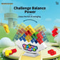 iuuoi 64 PCS Tetra Board Game for Kids and Adults, Balance Stacking Game for 2 Players+ Party, Family and Friends,Tower Stack Te
