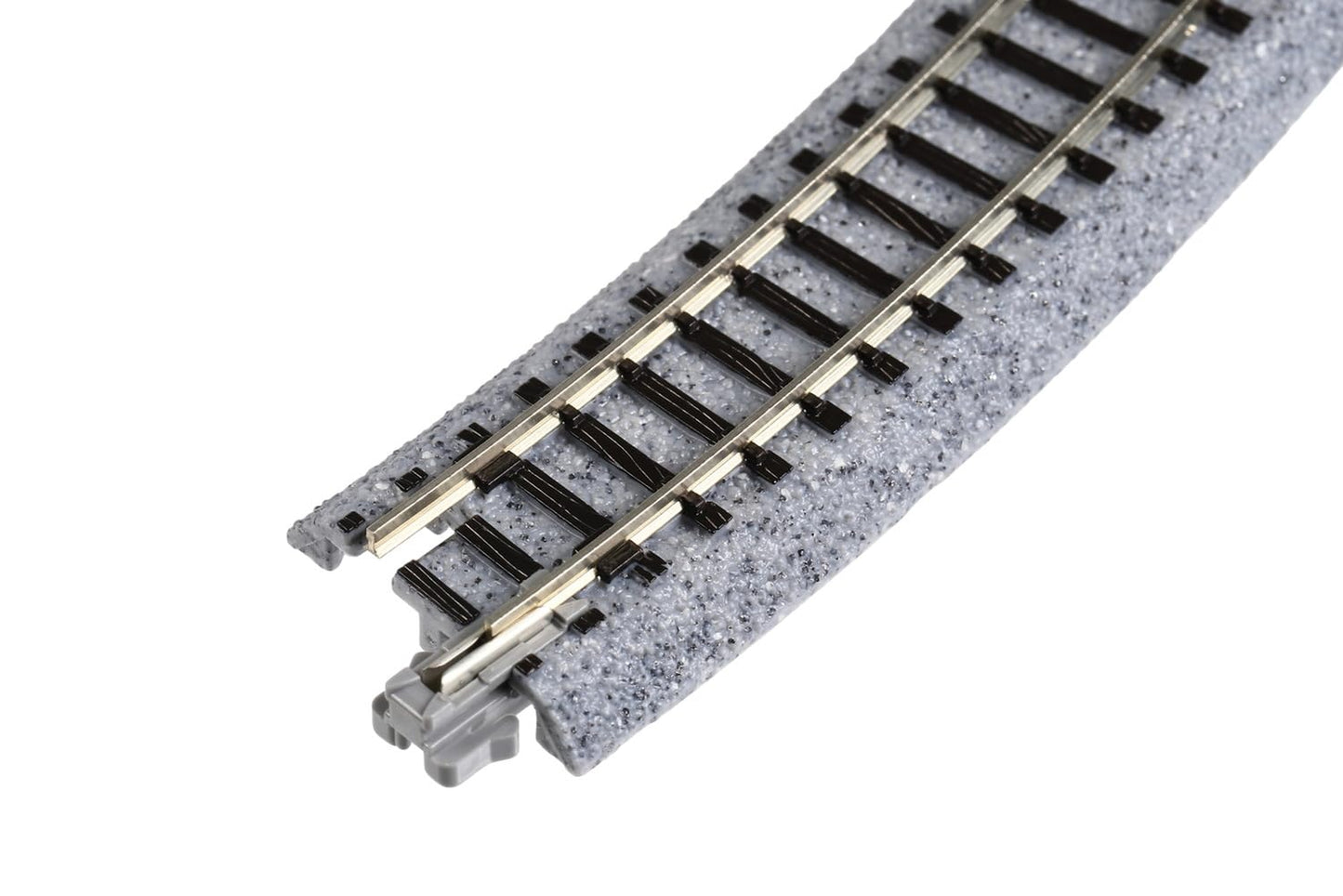Kato USA Model Train Products Unitrack, 315mm (12 3/8'') Radius 15-Degree Curve Track (4-Piece)