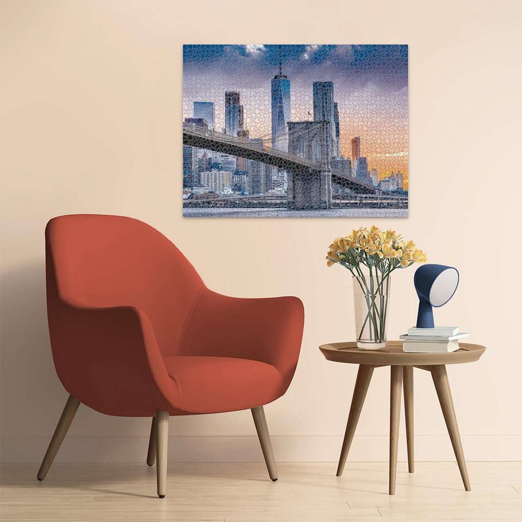 Ravensburger 2000 Piece Puzzle - Skyline New York, Multicolor, FSC Certified Cardboard, 39 x 30 inches, Model 16011