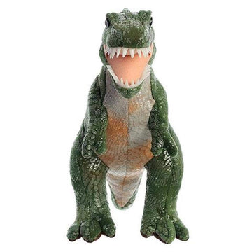Aurora® Ferocious Dinos & Dragons Tyrannosaurus Rex Stuffed Animal - Prehistoric Fun - Cuddly Companions - Green 11 Inches